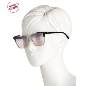 Emilio Pucci Black Sunglasses with Purple Tint